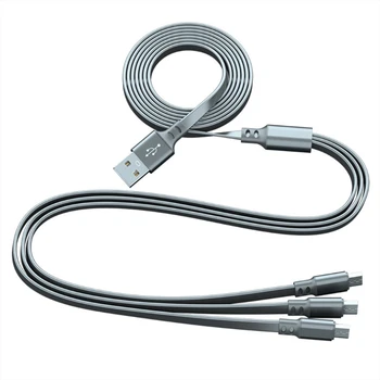 1,5 за м, безопасные Три в одном, 2,0 USB, Мультизарядный кабель, кабель для зарядки Micro USB