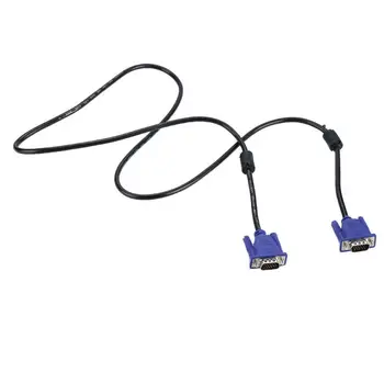 1 ~ 5ШТ Удлинительный кабель VGA 5М 10М 15-контактный кабель VGA от мужчины к мужчине Металлический шнур для портативного ПК Проектор Компьютерный монитор