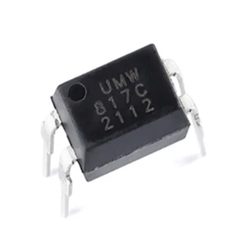 10 шт./лот Новый оригинальный встроенный оптопарный чип UMW 817C DIP-4, совместимый с PC817/EL817