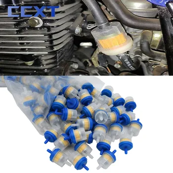 100 шт. Рядный газовый Топливный Магнитный фильтр, Масляный фильтр с магнитом для Yamaha Honda Kawasaki KTM Suzuki ATV Запчасти для мотоциклов
