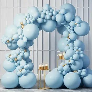 150 шт./компл. 5-дюймовый синий латекс для вечеринки по случаю дня рождения, Латексные воздушные шары для вечеринки, Латексные воздушные шары для дня рождения, воздушные шары для вечеринки