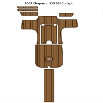 2005 Chaparral 225 SSI Кокпит лодки EVA Пена Палуба из искусственного тика Коврик для пола