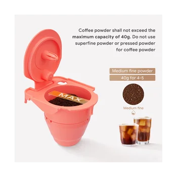 3 шт. для повторного использования Подходит для устройства с прямым добавлением порошка 2.0, многофункциональной кофемашины, кофейной капсулы, фильтровальной чашки