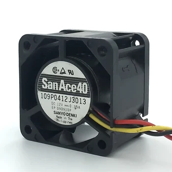 5 шт. Новый серверный вентилятор San Ace 40 4 см 4028 40*40* 28 мм 12 В 0.35A вентилятор охлаждения корпуса сервера 109P0412J3013 с 3 контактами
