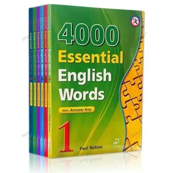 6 Книг / набор 4000 основных английских слов Полноцветная Новая версия руководства по изучению английского языка Книга по английскому языку Libros Livros