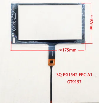 7-Дюймовый Сенсорный Экран Сенсорная Стеклянная Панель Ручной Писатель Дигитайзер IIC 6Pin GT9157 Для Автомобильного Радиоплеера SA-655 SQ-PG1542-FPC-A1