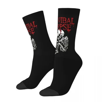 All Seasons Crew Чулки Cannibal Corpse Metal Скейтборд 2 носки Harajuku Хип-хоп Длинные носки для мужчин и женщин Рождественские подарки