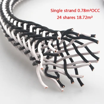 Audiocrast12tc OCC усилитель Hi-Fi динамик DIY подключение свободный кабель аудио кабель динамика свободный кабель