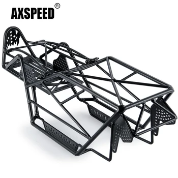 AXSPEED Черное полностью стальное шасси с каркасной рамой для TRX-4 1/10 RC Гусеничный альпинистский автомобиль Запчасти для модернизации модели