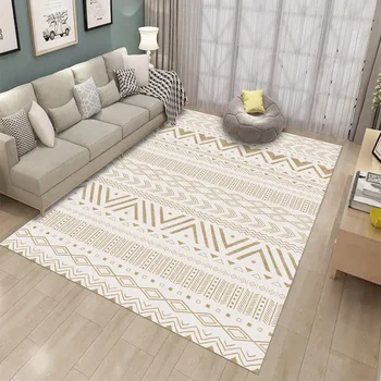 CC1682-419-Серый прикроватный коврик для детской игры Белое украшение дома