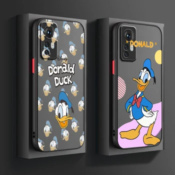 Donald Daisy Duck Love Для Xiaomi Mi 13 12 12T 11T 11 11i 10T 10 9T Pro Lite Ultra 5G Матовый Полупрозрачный Чехол Capa Fundas