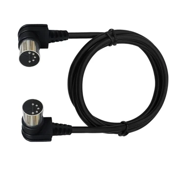 MIDI-кабель 5-КОНТАКТНЫЙ штекер к 5-контактному штекеру DIN-штекер Удлинитель DIN-цапфа