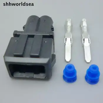 shhworldsea 5/30/100 комплектов 3,5 мм мужской 2-контактный комплект жгута проводов с автоматическим разъемом 357 972 762