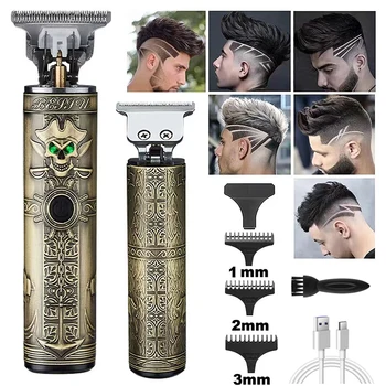 USB Электрическая машинка для стрижки волос, Перезаряжаемая Новая Машинка для стрижки волос, Мужская Бритва, Триммер для мужчин, Профессиональный парикмахер, Триммер для бороды
