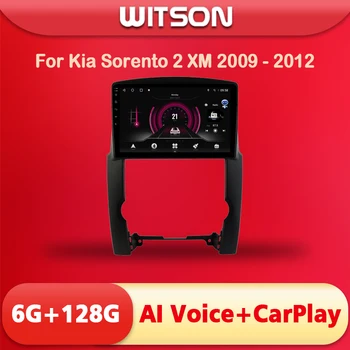 WITSON AI VOICE Android 11, автомагнитола, мультимедиа для Kia Sorento 2 XM 2009 2010 2011 2012 Беспроводной модем CarPlay 4G