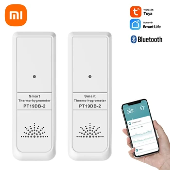 Xiaomi Tuya Smart Life Датчик температуры и влажности Холодильник Bluetooth Датчик-диапазон 10-50 ℃ Инструмент поддержки удаленного мониторинга приложения