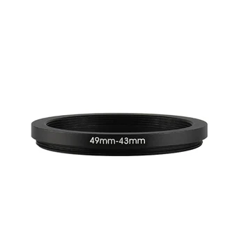 Алюминиевое Понижающее Фильтрующее Кольцо 49 мм-43 мм 49-43 мм 49-43 мм Адаптер Фильтра для Объектива Canon Nikon Sony DSLR Camera Lens