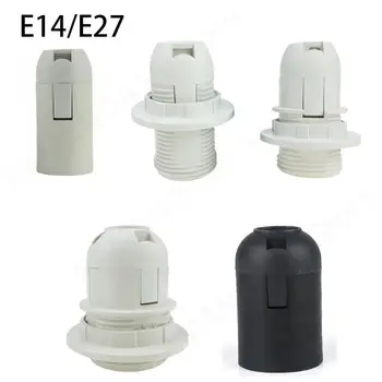 Винт 220 В 110 В E14 E27 M10 Светодиодная лампочка, цоколь лампы, держатель питания, Электрическая подвесная розетка, преобразователь абажура M20