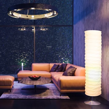 Декоративный абажур Напольный Абажур Бумажный чехол для лампы для дома, спальни в отеле, Прикроватный абажур, сменные колонки