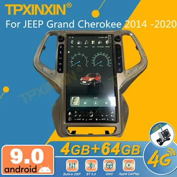 Для Jeep Grand Cherokee 2014-2020 Android Автомобильный Радиоприемник с экраном 2din Стерео Приемник Авторадио Мультимедийный Плеер Gps Головное Устройство