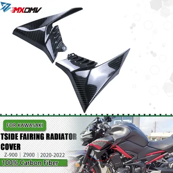 Для KAWASAKI Z900 Z 900 2020 2021 2022 Аксессуары для мотоциклов из углеродного волокна, левый и правый Спойлер, боковой обтекатель, крышка Радиатора