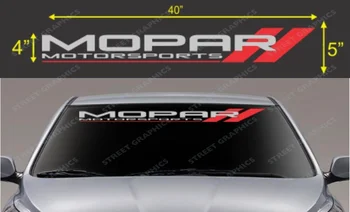 Для Mopar Motorsport Виниловая наклейка на лобовое стекло