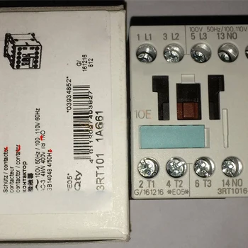 Для Siemens 3RT1016-1AG61 9A 4kW 1NO 100V AC 60 Hz 3-полюсный контакторный модуль в коробке