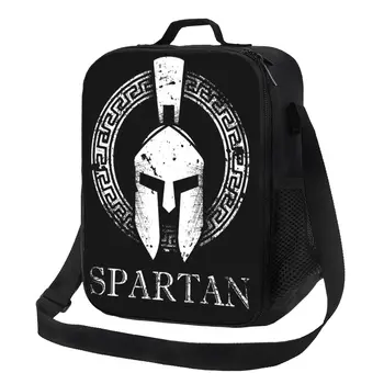 Женская сумка-тоут Spartan Molon Labe Sparta с изоляцией для ланча, портативный термос-холодильник, школьный бенто-бокс для еды
