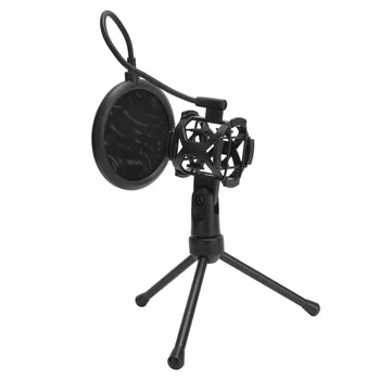 Комплект сетки для микрофонного фильтра ABS Портативный Съемный Прочный микрофон Прочность Ветрозащиты Складной микрофон Комплект для защиты от брызг
