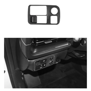 Крышка кнопки переключения Рамка регулировки фар автомобиля Наклейка для Hyundai Ioniq 6 2022 2023