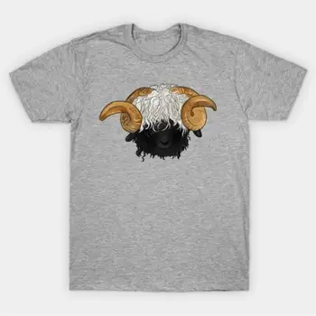 Модная футболка от бренда, летняя футболка для мужчин, футболка Valais Blacknose Sheep, повседневная футболка унисекс с коротким рукавом и забавным принтом
