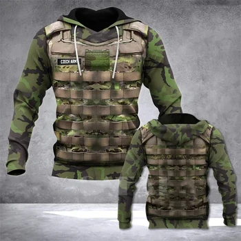 Мужская толстовка 3D армия камуфляжным принтом пуловер Зима Осень Зимний Солдат униформа негабаритных толстовка с капюшоном, мужская спортивная одежда