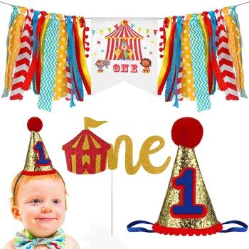 Нежные украшения для вечеринки в честь первого дня рождения ребенка, украшения для вечеринки в честь первого дня рождения ребенка