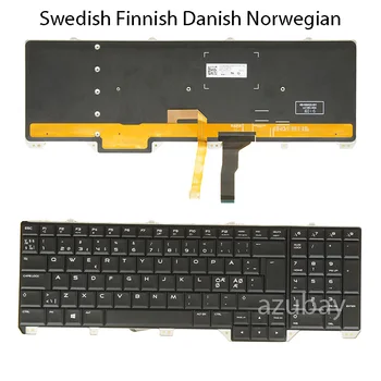 Немецкая Шведская Финская Датская Норвежская клавиатура для Dell Alienware 17 R2 17 R3, 0GJNWD 0N4M16 0WHRWD 0V29DK 0P0YHM, с подсветкой RGB
