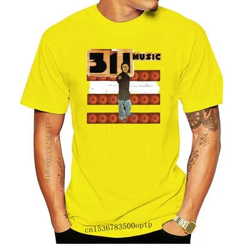 Новая мужская Музыкальная елка 311 Модная крутая футболка с коротким рукавом Модная классическая футболка