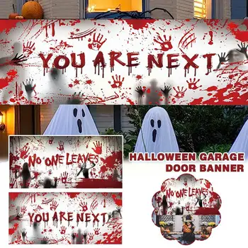 Новейший фон для баннера на Хэллоуин, украшение для дома на Хэллоуин, баннер с изображением кровавой летучей мыши, тыквы, призрака, баннер на Хэллоуин Suppil C2R1