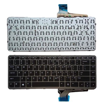 Новинка для клавиатуры HP EliteBook Folio 1040 G1 1040 G2 без подсветки в серебряной рамке