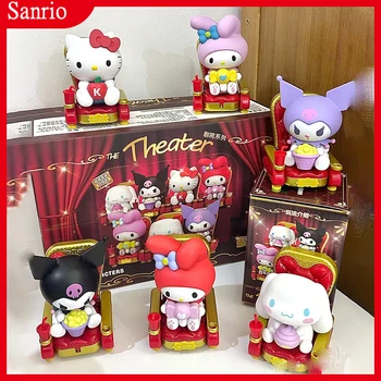 Оригинальные персонажи театрального сериала Sanrio Blind Box Hello Kitty kuromi Melody Мультяшное изображение Фигурка Игрушка Blind Box