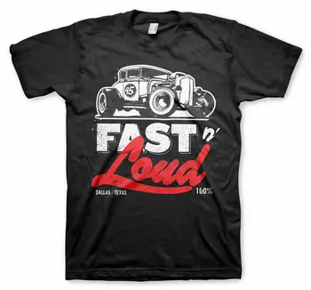 Официальная футболка Fast N'Loud Hot Rod Richard Rawlings Мужская Унисекс