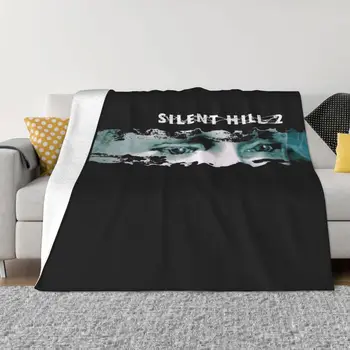 Плюшевое одеяло Silent Hill, Мягкое покрывало для дивана с рисунком, Теплое одеяло для кондиционера, Теплое, легкое, декоративное одеяло