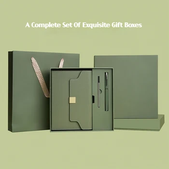 Подарочный набор блокнотов, корпоративная подарочная коробка для офиса и бизнеса, в комплекте с ручными подарками, простой и высококачественный набор блокнотов