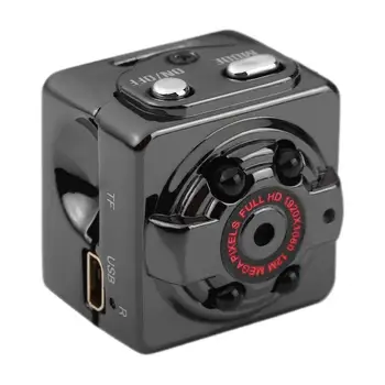 Портативная камера высокой четкости, маленькая экшн-камера ночного видения для аэрофотосъемки, карманная видеокамера с аккумулятором емкостью 180 мАч