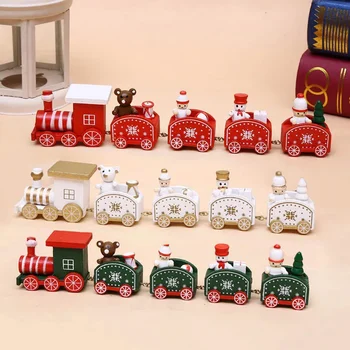 Рождественские украшения, деревянные поезда, детские сады, подарки к рождественским праздникам, украшения для окон, подарки-игрушки