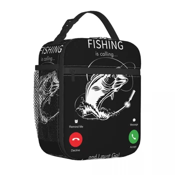 Рыбалка зовет, термоизолированная сумка для ланча, рабочая портативная сумка для ланча, термос-холодильник для ланча