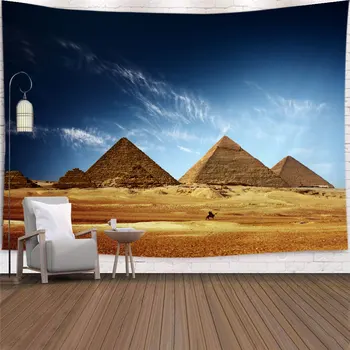 Священная Пирамида, Гобелен, Хиппи, Висящий на стене, Египет, Фоновая ткань для путешествий, Потолок, Эстетический декор комнаты, Пляжное полотенце, скатерть