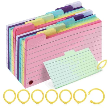 Спиральные блокноты Флэш-карты с подкладкой для заметок и связующими кольцами Маленькие блокноты для заметок с подкладкой для учебы