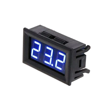 Термометр со светодиодным цифровым дисплеем постоянного тока 12 В -автомобильный измеритель температуры автомобиля 50-110 градусов Цельсия