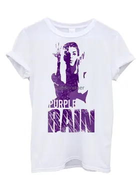 Футболка Maglia Maglietta, футболки Uomo Musica Prince Purple Rain, Повседневная брендовая одежда, хлопковые футболки, мужская одежда большого размера