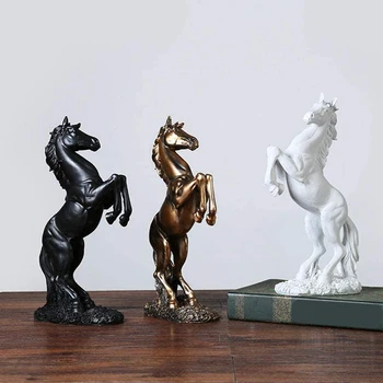 Художественная скульптура, украшение в виде летающей лошади в европейском стиле, подарки на новоселье