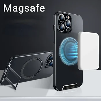 Чехол MagSafe для iPhone 15 14 13 Promax Plus, чехол для телефона с магнитным кронштейном для самосвала, защитный чехол, устойчивый к падению